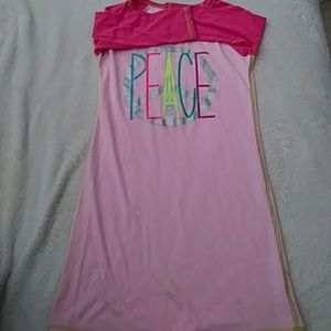 Extra long pajama shirt